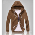 100% poliéster diseño de moda Cacual Full Zipper Hoodies